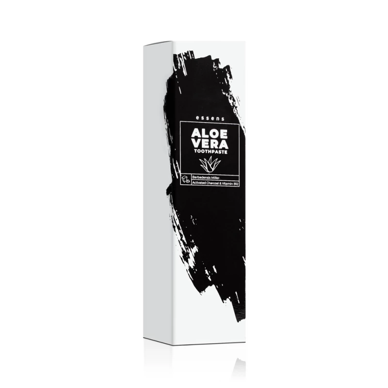 Activated Charcoal and Vitamin B12 Toothpaste with Aloe Vera