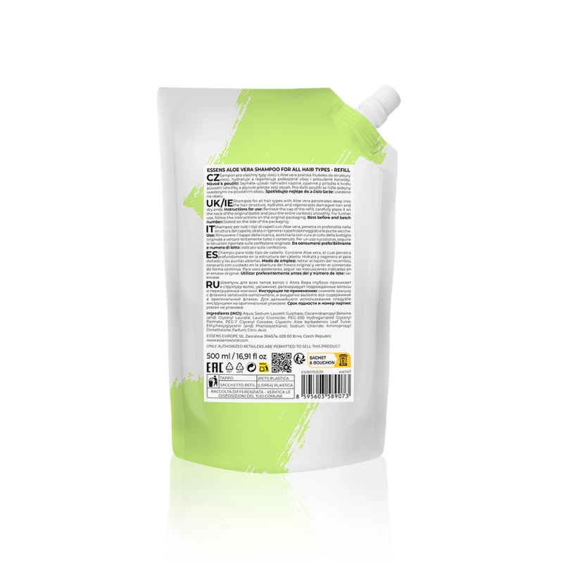 Refill &mdash; Aloe Vera shampoo for all hair types